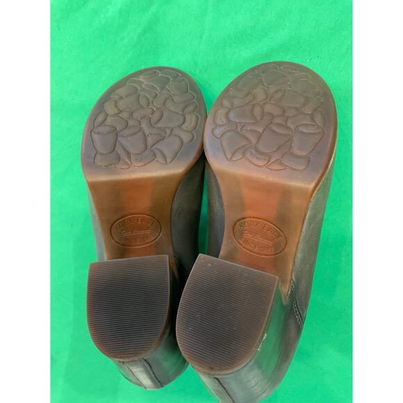 Kork-Ease Women's Gray Leather Shirome Platform Bootie Size 8M Boho - Picture 14 of 15